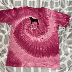 Girls XL pink tie dye T-shirt